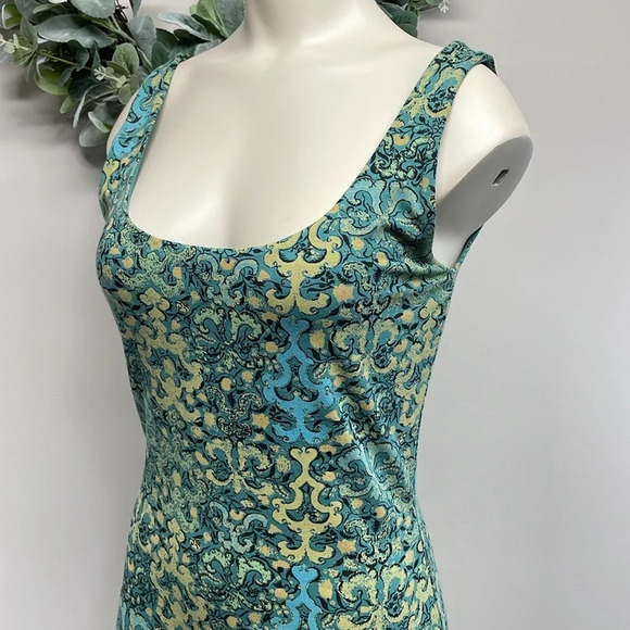 Peruvian Connection Pima Cotton Sleeveless Sheath Tank Dress S - Picture 2 of 15